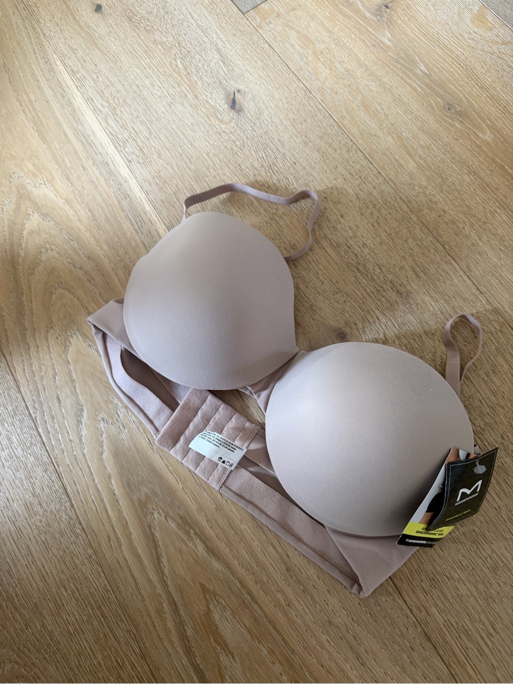 Maidenform Smooth Light Nude Strapless Dreamwire Bra